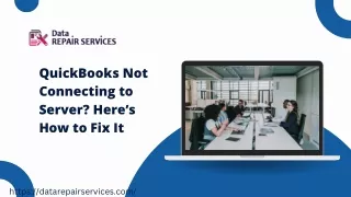 quickbooks not connecting to server here