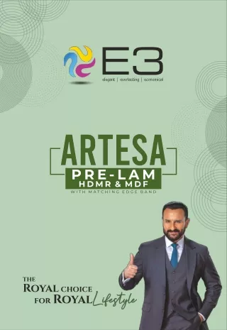 Artesa Pre-Lam HDMR & MDF