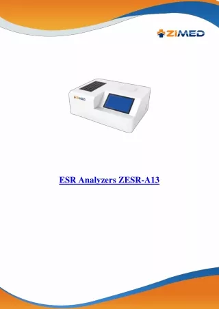 ESR Analyzers -ZESR-A13