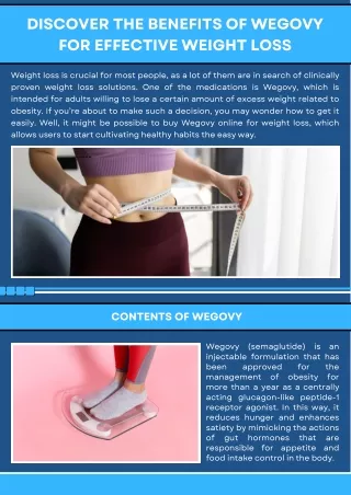 Discover the Benefits of Wegovy for Effective Weight Loss