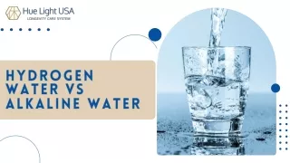 Hydrogen Water vs Alkaline Water – Which One Is Healthier for You?