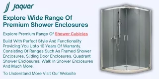 Explore Wide Range Of Premium Shower Enclosures