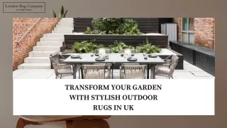 Transform Your Garden With Stylish Outdoor Rugs In UK
