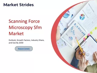 Scanning Force Microscopy Sfm Market