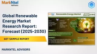 Renewable Energy Market Size, Share & Growth | Forecast 2030