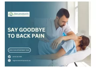 Chiropractic clinical care in Perth