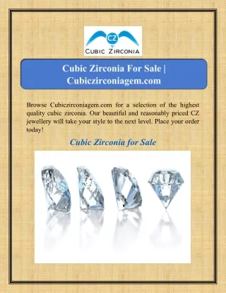 browse cubiczirconiagem com for a selection