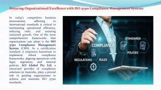 37301 Compliance Management Systems
