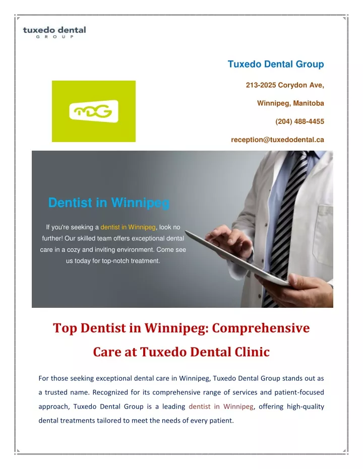 tuxedo dental group