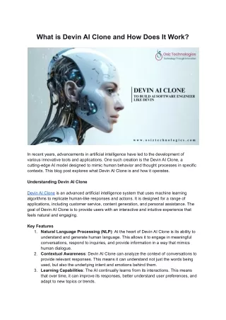 what is devin ai clone and how does it work
