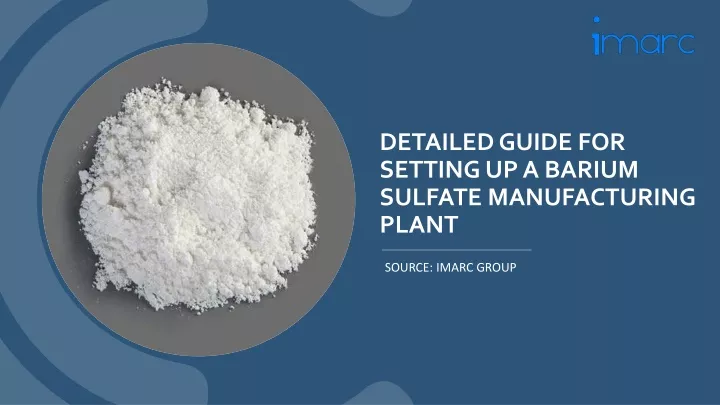 detailed guide for setting up a barium sulfate