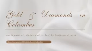Gold & Diamonds in Columbus.