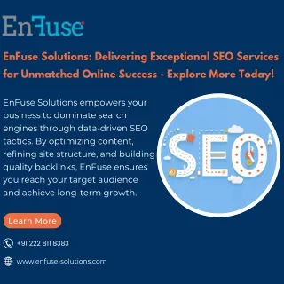 EnFuse Solutions: Delivering Exceptional SEO Services for Online Success