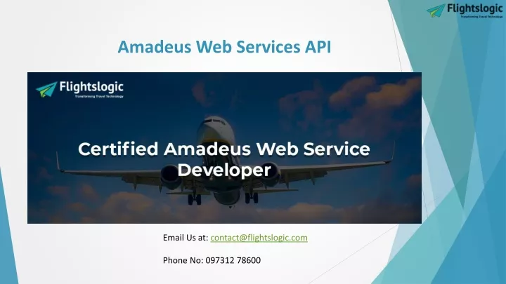 amadeus web services api