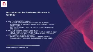 Commercial Finance Sydney, Asset Finance Sydney NSW