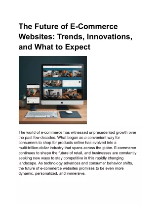 the future of e commerce websites trends