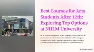 Best Courses for Arts Students After 12th: Exploring Top Options