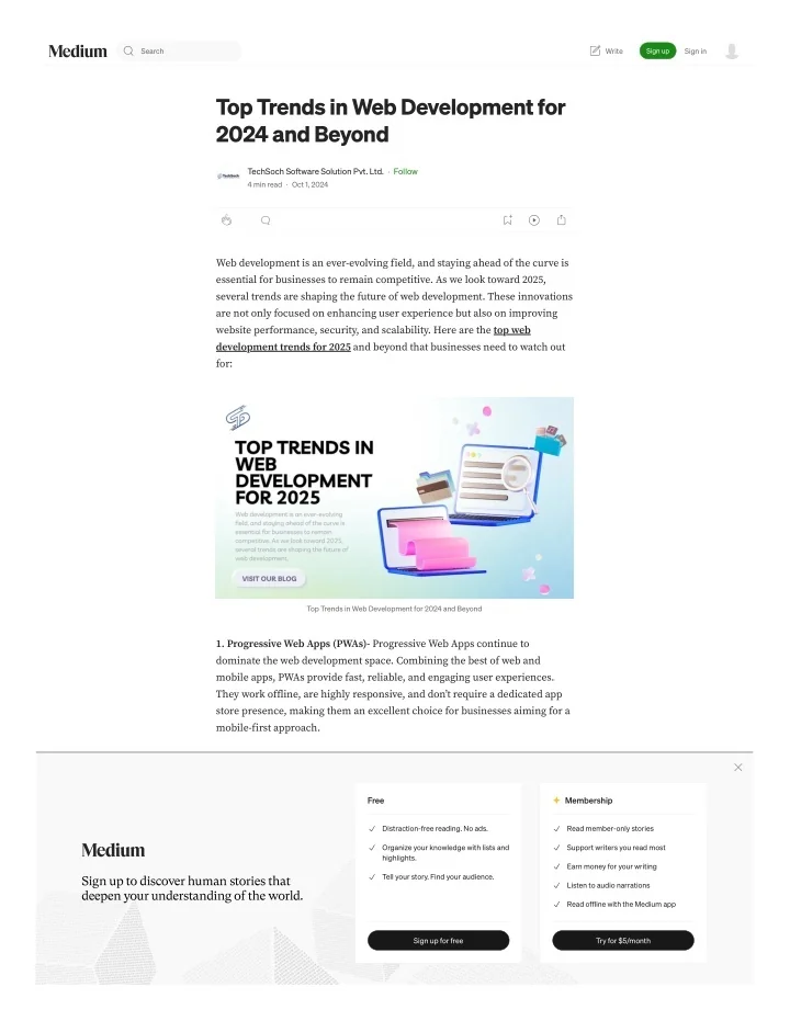 PPT - Top Trends in Web Development for 2024 and Beyond PowerPoint ...
