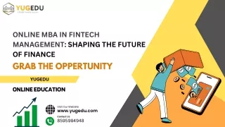 online mba in fintech management shaping