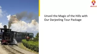 Darjeeling tour packages