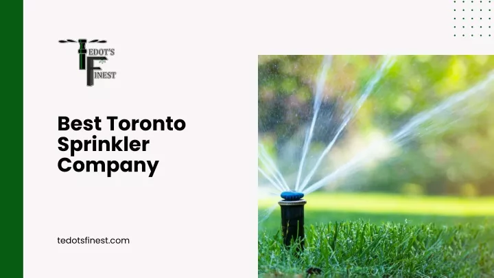 best toronto sprinkler company