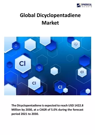 global dicyclopentadiene market