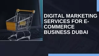 Digital Marketing Services E-commerce Business Dubai