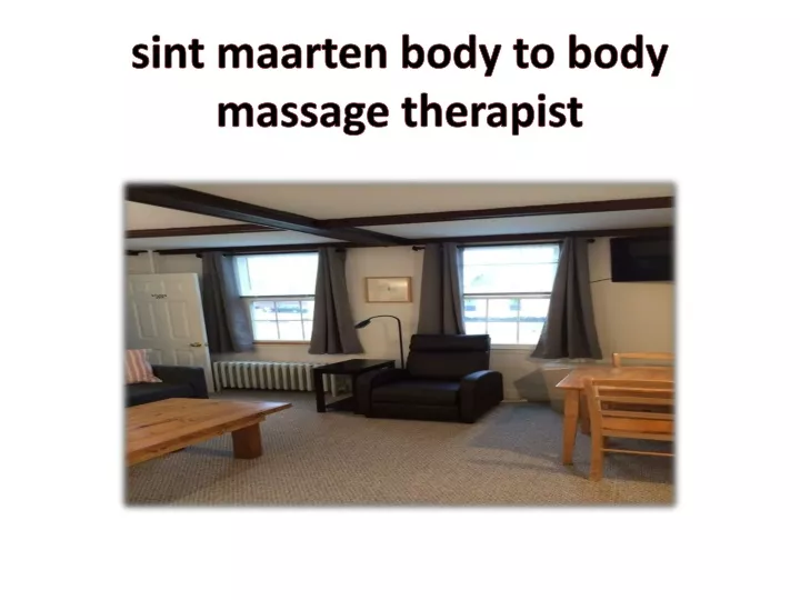 sint maarten body to body massage therapist