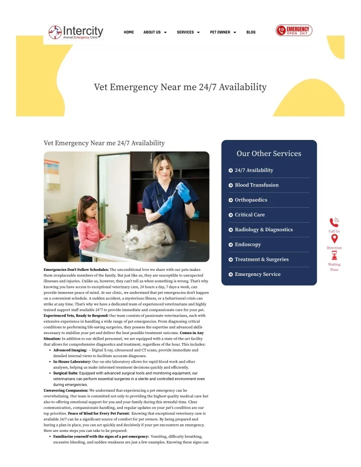 PPT Need a Vet Emergency Near Me? Here’s Where to Go for 24/7 Help