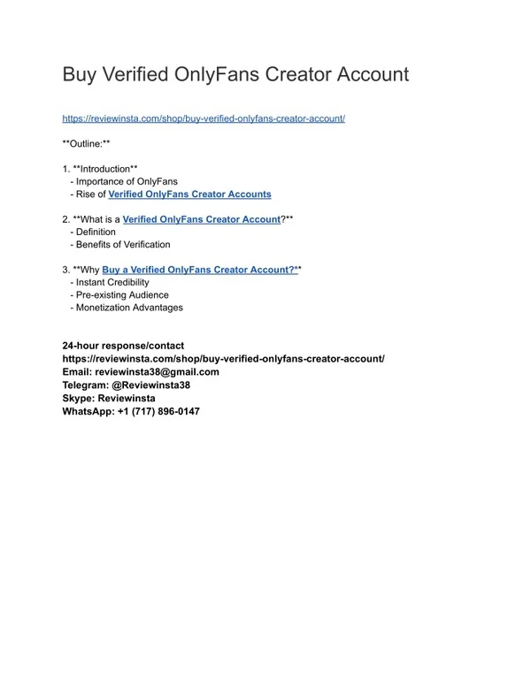 PPT - Buy Verified OnlyFans Creator Account PowerPoint Presentation