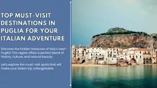 Explore Puglia: Best Bari Italy Tours & Ostuni Walking Tour