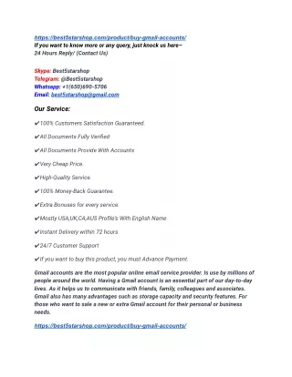 Buy Gmail Accounts