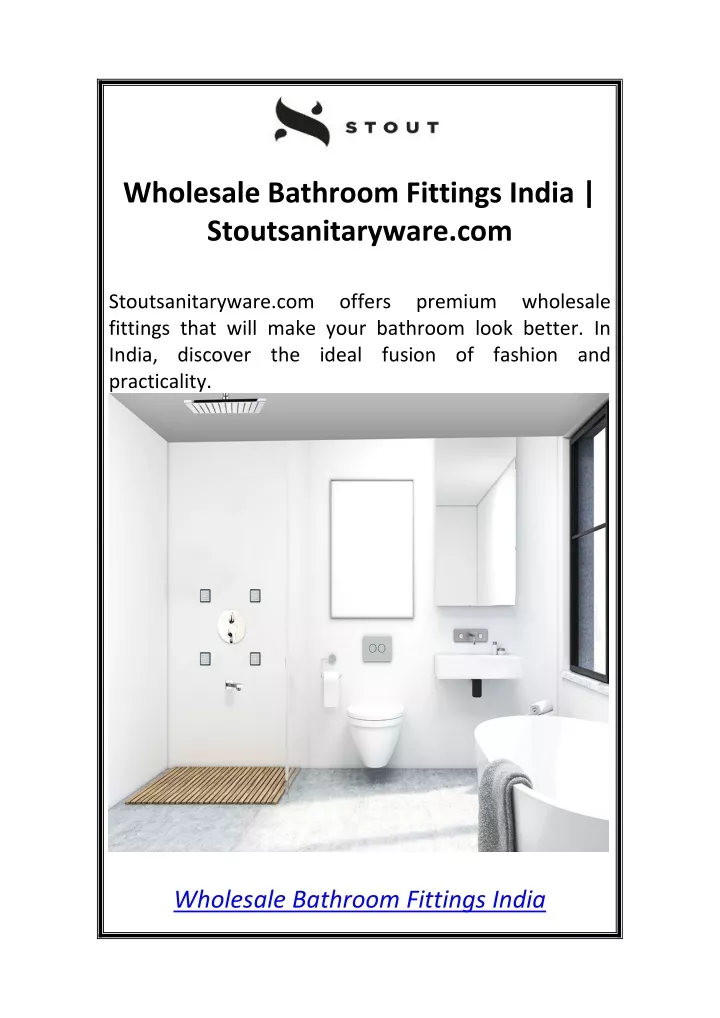 wholesale bathroom fittings india