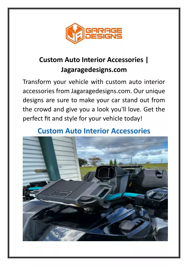 custom auto interior accessories jagaragedesigns