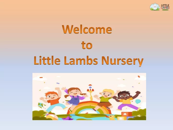 welcome to little lambs nursery