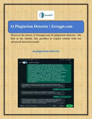 ai plagiarism detector