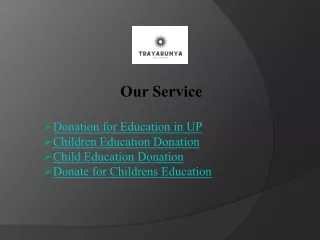 Trayarunya: Donate for Education in UP—Support Now