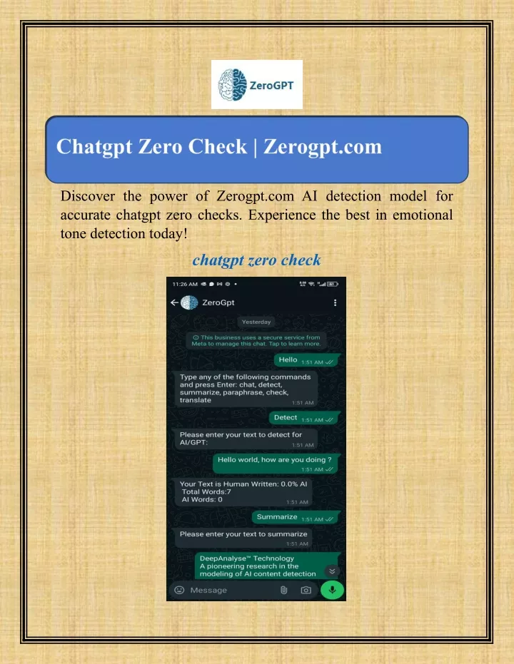 discover the power of zerogpt com ai detection