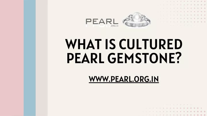 what is cultured pearl gemstone