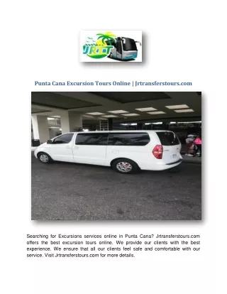 Punta Cana Excursion Tours Online