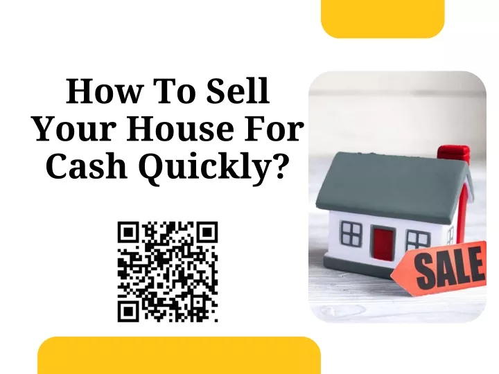 how to sell your house for cash quickly