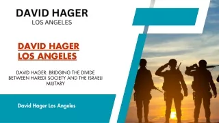 David Hager Los Angeles