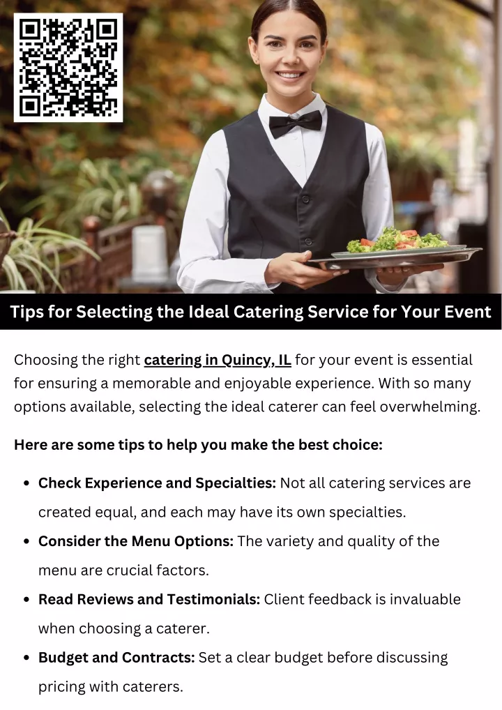 tips for selecting the ideal catering service