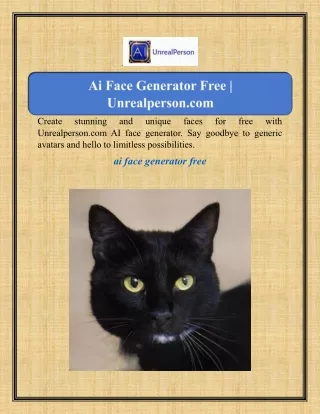ai face generator free