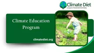 Climate Education Program