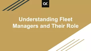 Fleet Manager