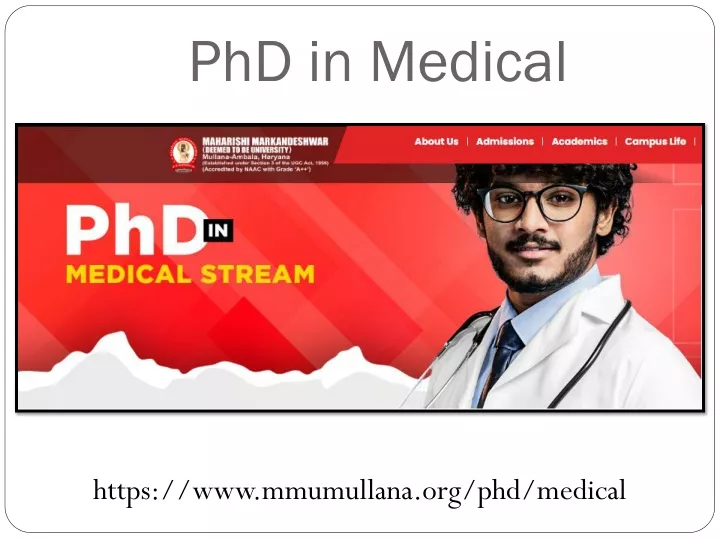 phd in medical