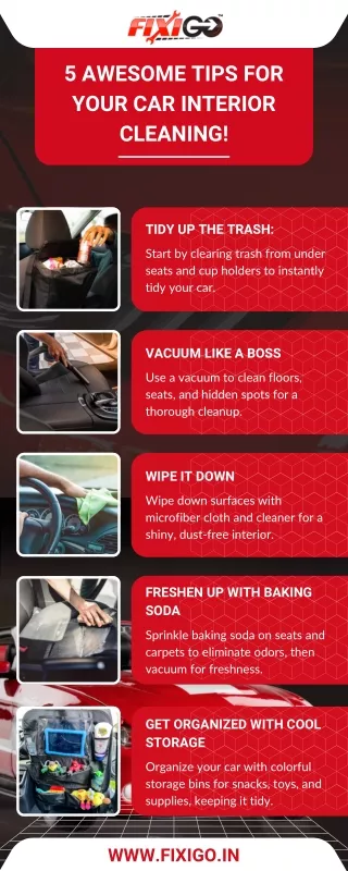 5 Awesome Tips for Your Car Interior Cleaning!