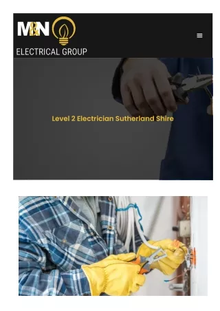 Level 2 Electrician Wollongong