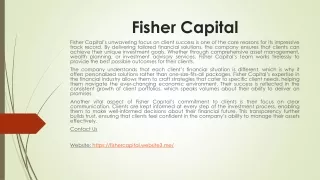 fisher capital